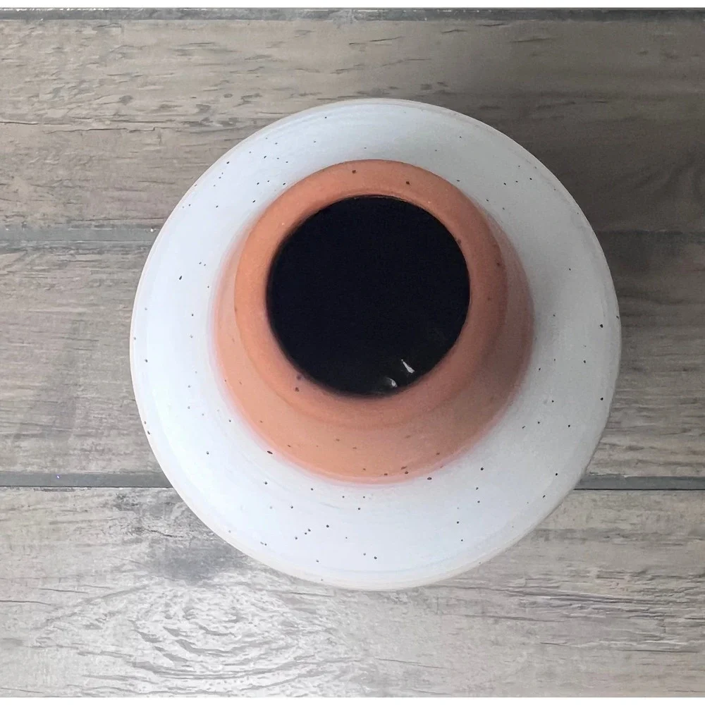 Stunning Color Block Terracotta Speckled Vase - Modern Boho Home Decor 8